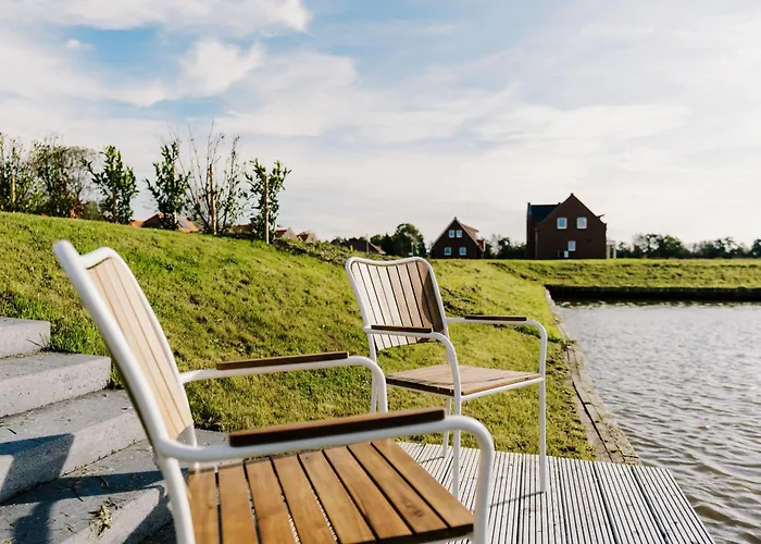Apartament Kuesten Grachten 1 Direkte Wasserlage, Terrasse, 76qm, Neubaugebiet
